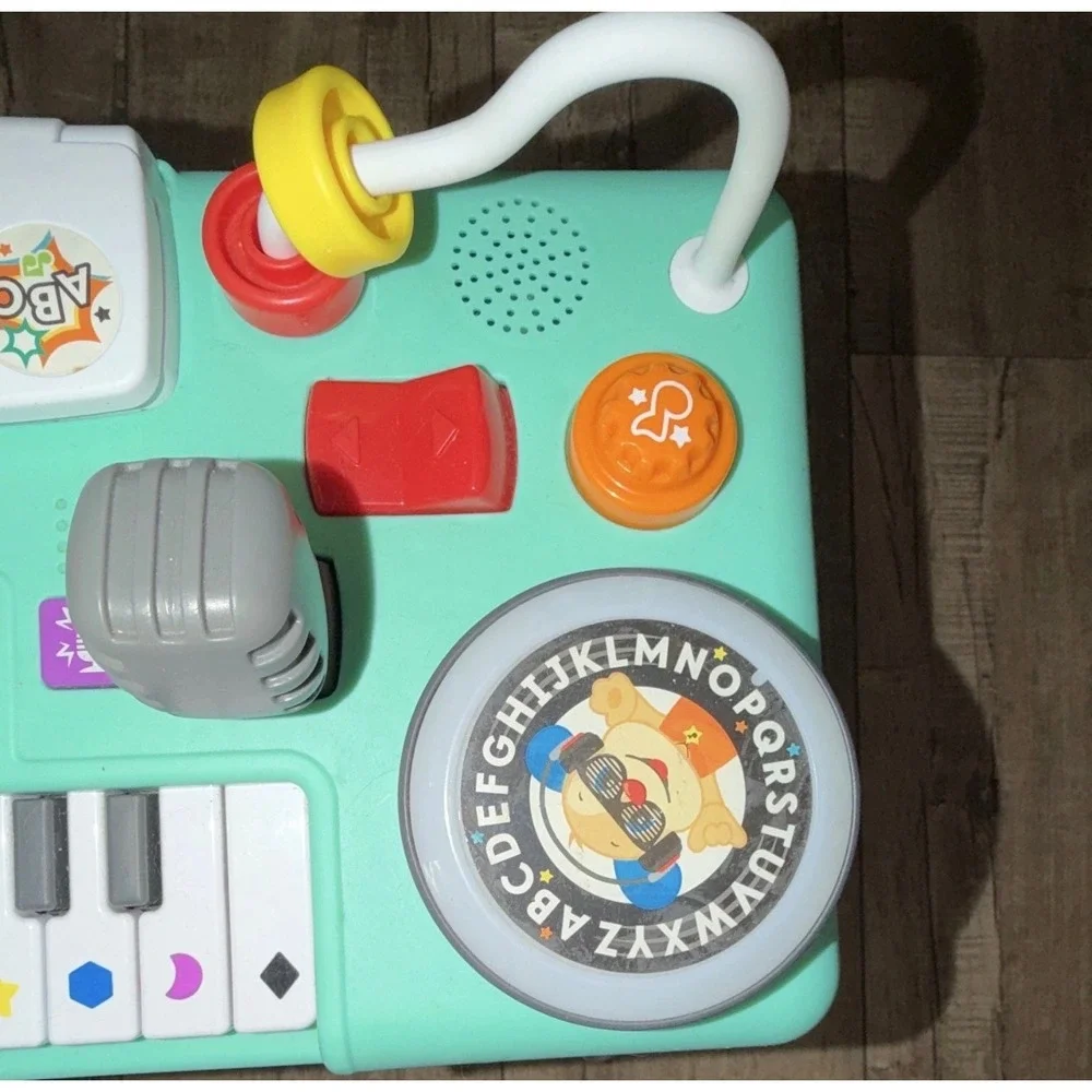 Fisher-Price Laugh & Learn Mix & Learn DJ Table Musical Activity Center WORKS